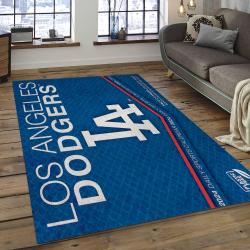 MLB Los Angeles Dodgers Baseball Team Logo Rectangle Area LAD63
