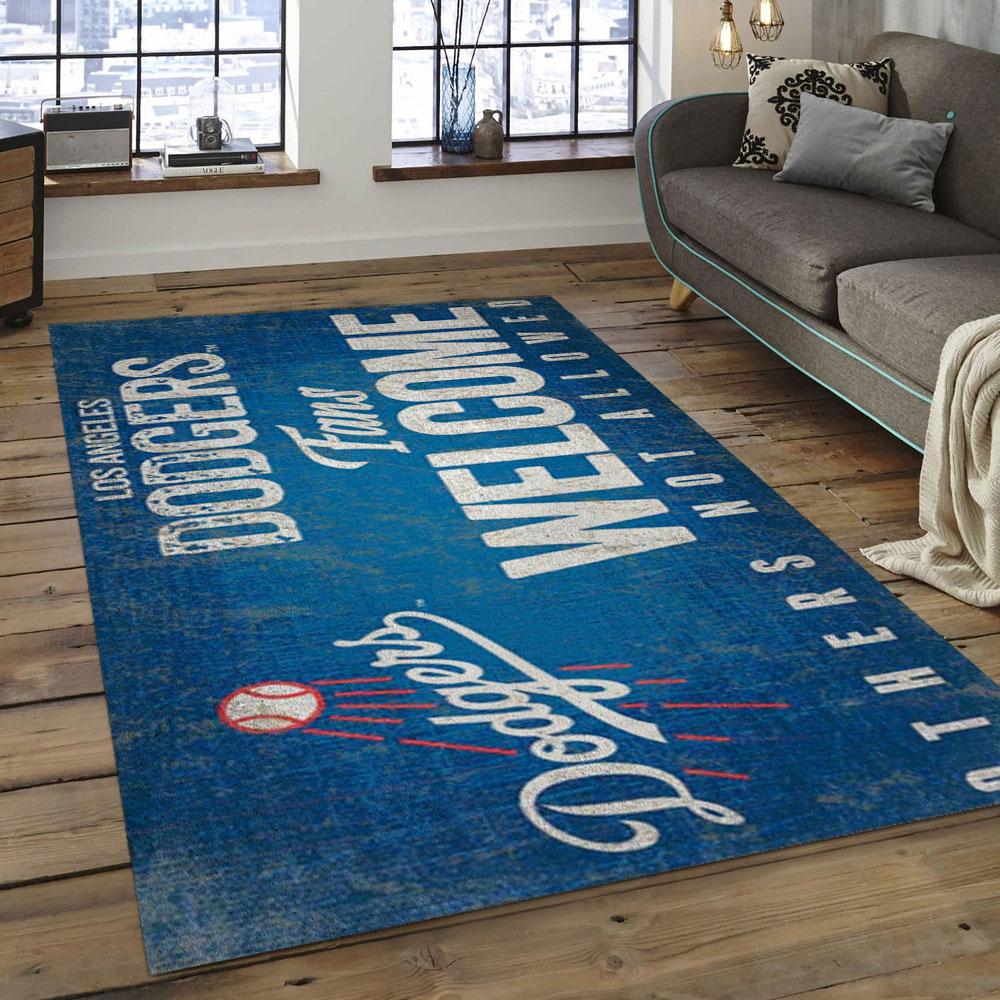 MLB Los Angeles Dodgers Baseball Team Logo Rectangle Area LAD64