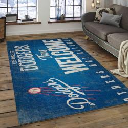 MLB Los Angeles Dodgers Baseball Team Logo Rectangle Area LAD64