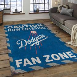 MLB Los Angeles Dodgers Baseball Team Logo Rectangle Area LAD66