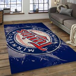 MLB Minnesota Twins Baseball Team Logo Rectangle Area MTS12