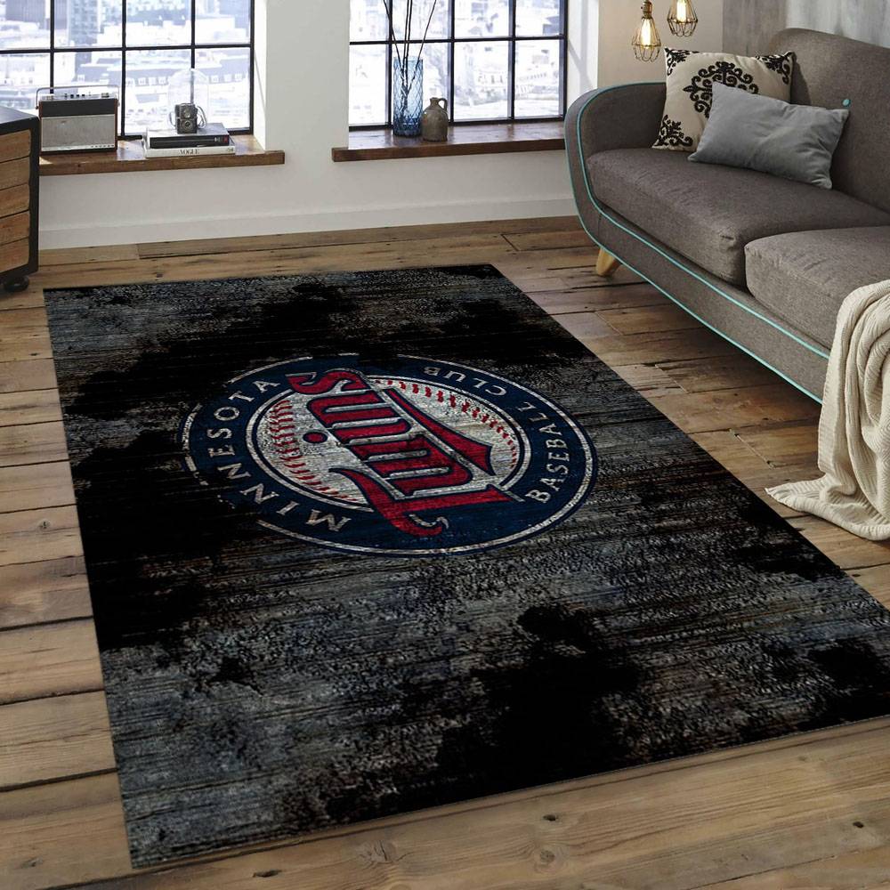 MLB Minnesota Twins Baseball Team Logo Rectangle Area MTS18