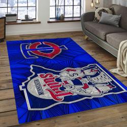 MLB Minnesota Twins Baseball Team Logo Rectangle Area MTS23