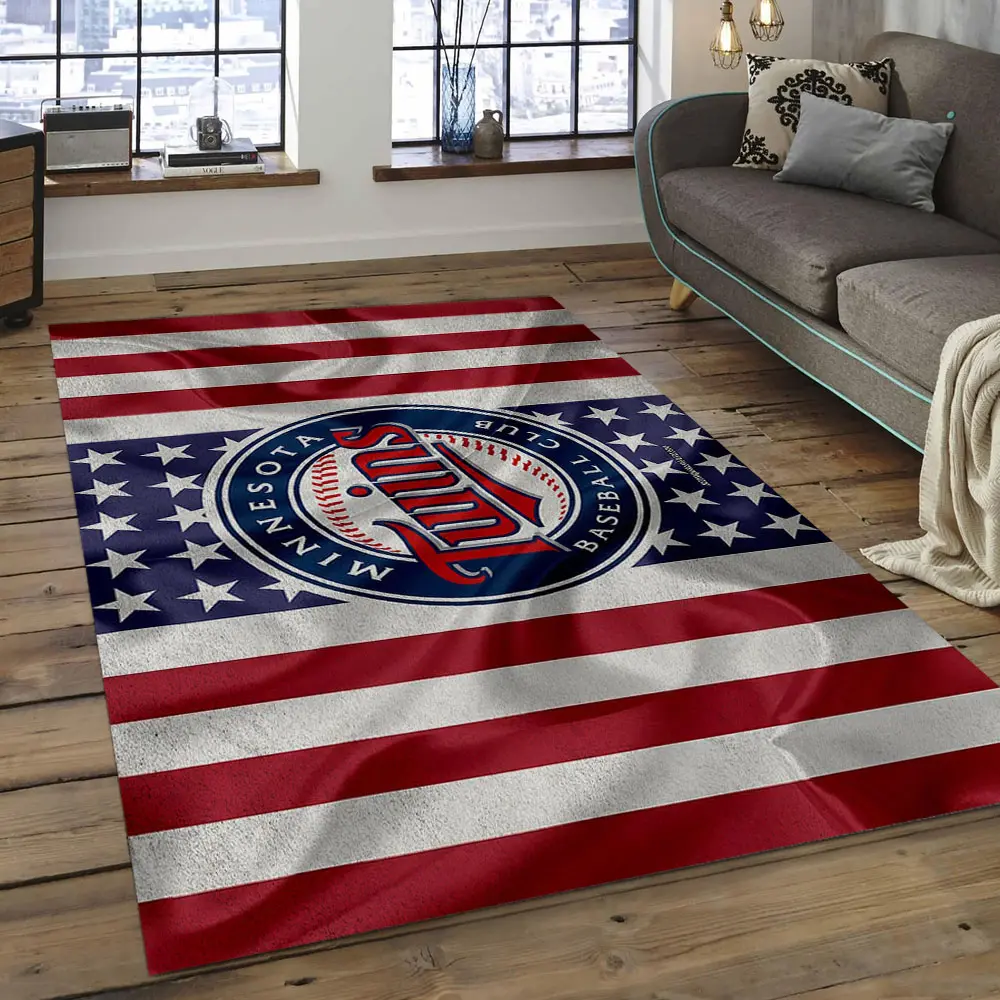 MLB Minnesota Twins Baseball Team Logo Rectangle Area MTS24