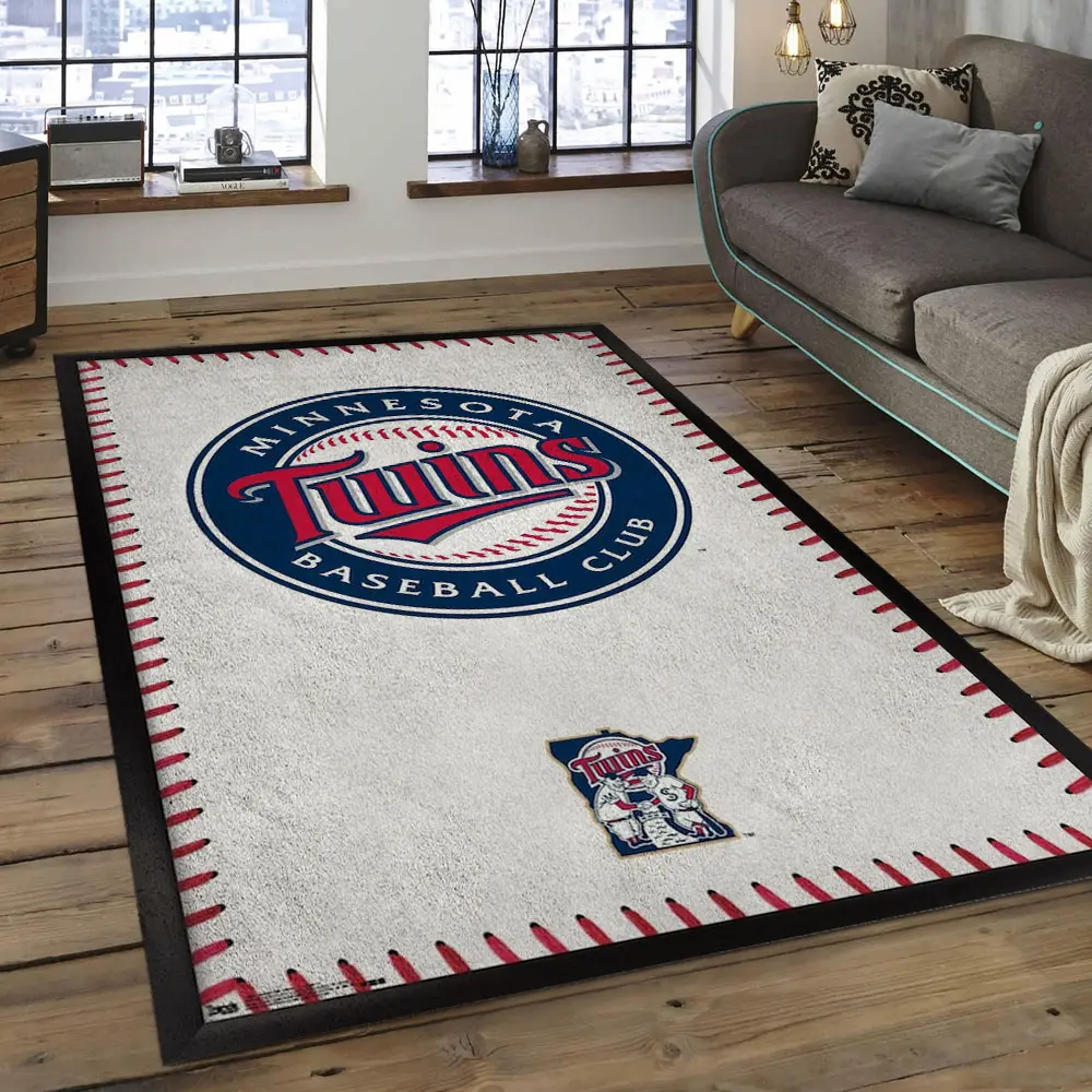 MLB Minnesota Twins Baseball Team Logo Rectangle Area MTS26