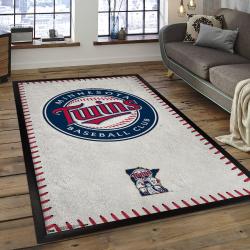MLB Minnesota Twins Baseball Team Logo Rectangle Area MTS26