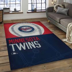 MLB Minnesota Twins Baseball Team Logo Rectangle Area MTS27