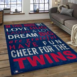 MLB Minnesota Twins Baseball Team Logo Rectangle Area MTS31