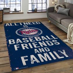 MLB Minnesota Twins Baseball Team Logo Rectangle Area MTS32