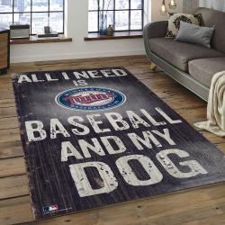 MLB Minnesota Twins Baseball Team Logo Rectangle Area MTS33
