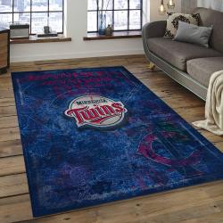 MLB Minnesota Twins Baseball Team Logo Rectangle Area MTS37