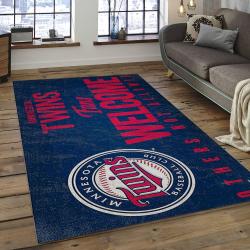 MLB Minnesota Twins Baseball Team Logo Rectangle Area MTS38