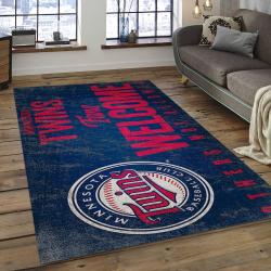MLB Minnesota Twins Baseball Team Logo Rectangle Area MTS42
