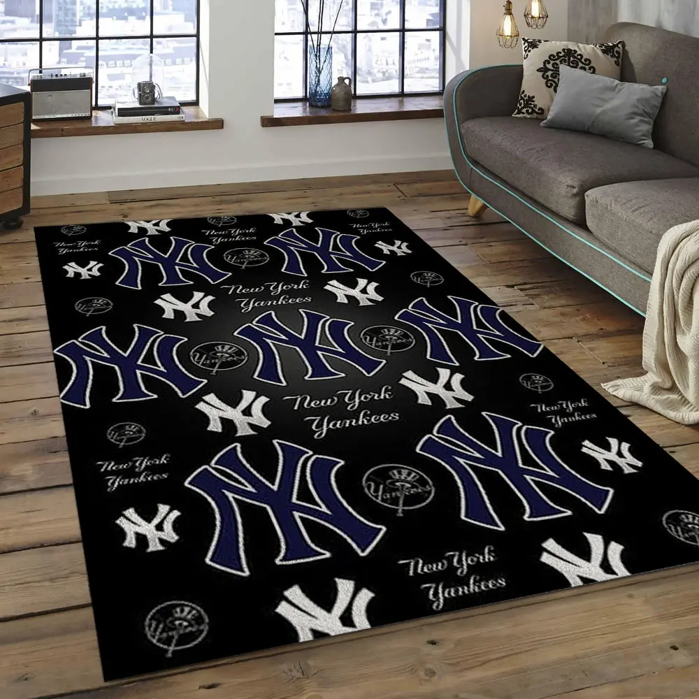 MLB New York Yankees Baseball Team Logo Rectangle Area NYY04