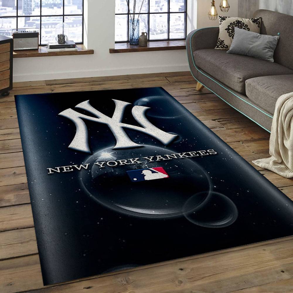 MLB New York Yankees Baseball Team Logo Rectangle Area NYY05