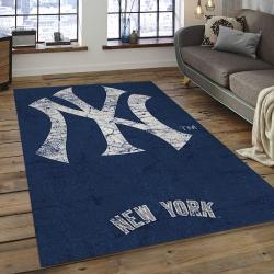 MLB New York Yankees Baseball Team Logo Rectangle Area NYY06