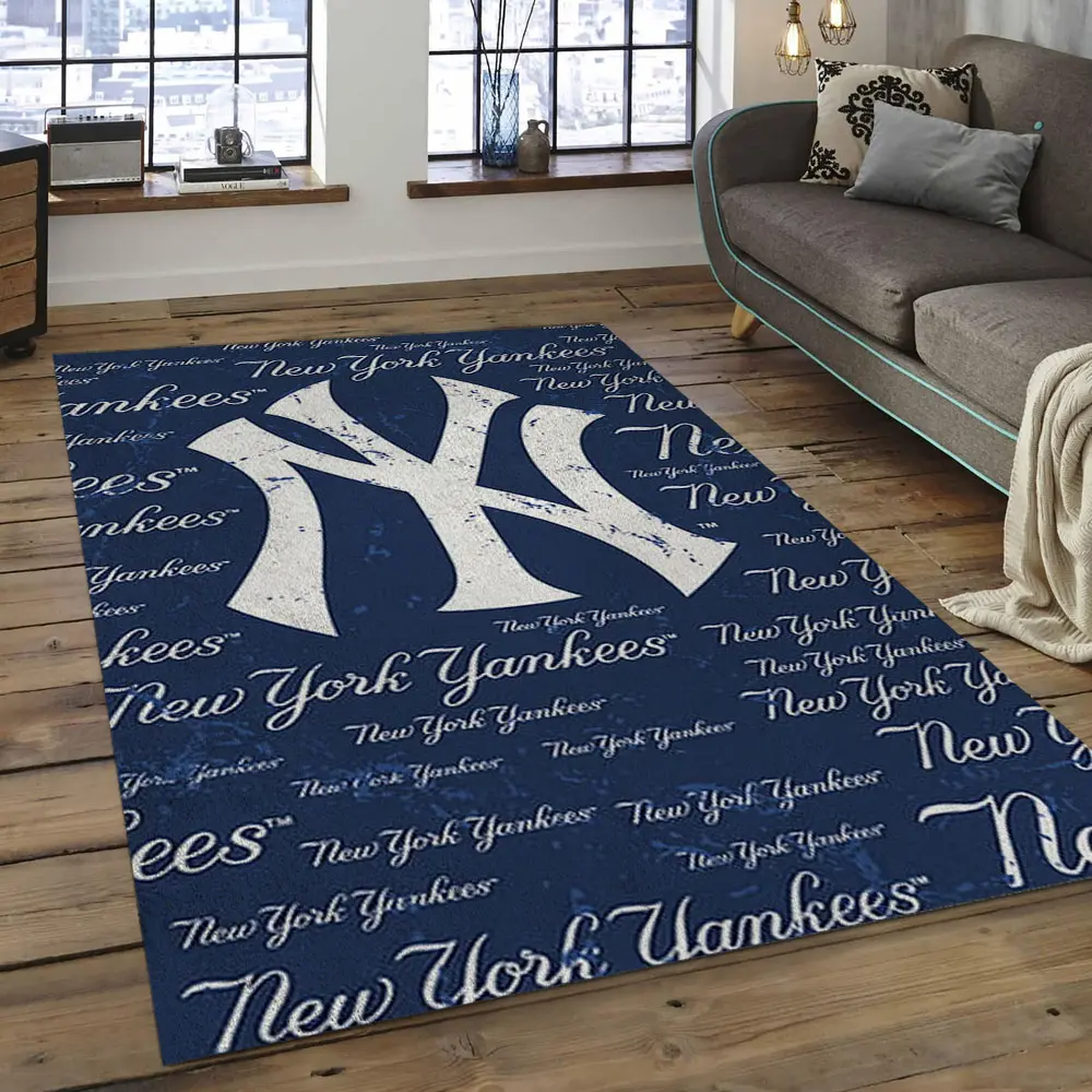 MLB New York Yankees Baseball Team Logo Rectangle Area NYY07