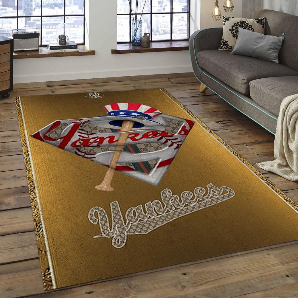 MLB New York Yankees Baseball Team Logo Rectangle Area NYY14