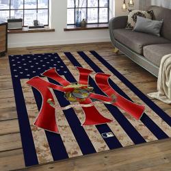 MLB New York Yankees Baseball Team Logo Rectangle Area NYY16