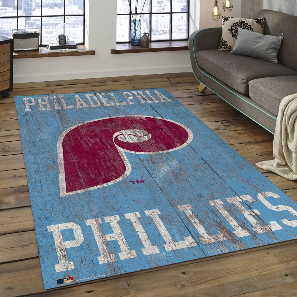 MLB Philadelphia Phillies Baseball Team Logo Rectangle Area PP12