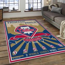 MLB Philadelphia Phillies Baseball Team Logo Rectangle Area PP19