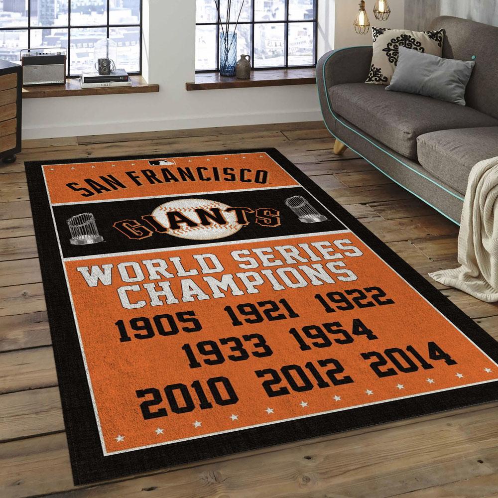 MLB San Francisco Giants Baseball Team Logo Rectangle Area SFG12