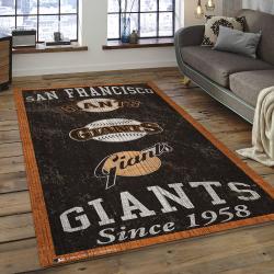 MLB San Francisco Giants Baseball Team Logo Rectangle Area SFG13