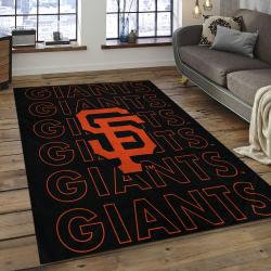 MLB San Francisco Giants Baseball Team Logo Rectangle Area SFG18