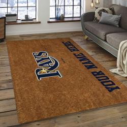 MLB Tampa Bay Rays Baseball Team Logo Rectangle Area TBR04
