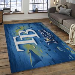 MLB Tampa Bay Rays Baseball Team Logo Rectangle Area TBR10