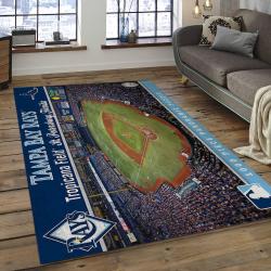 MLB Tampa Bay Rays Baseball Team Logo Rectangle Area TBR11