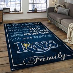 MLB Tampa Bay Rays Baseball Team Logo Rectangle Area TBR18