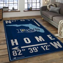 MLB Tampa Bay Rays Baseball Team Logo Rectangle Area TBR19