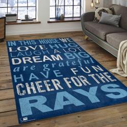 MLB Tampa Bay Rays Baseball Team Logo Rectangle Area TBR20