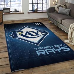 MLB Tampa Bay Rays Baseball Team Logo Rectangle Area TBR21