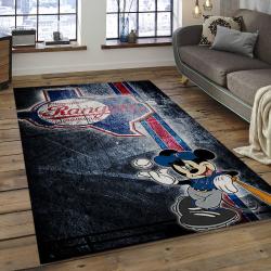 MLB Texas Rangers Baseball Team Logo Rectangle Area TR03