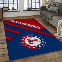 MLB Texas Rangers Baseball Team Logo Rectangle Area TR04