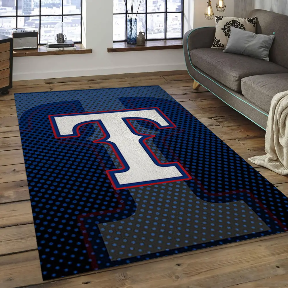 MLB Texas Rangers Baseball Team Logo Rectangle Area TR05
