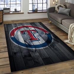 MLB Texas Rangers Baseball Team Logo Rectangle Area TR07