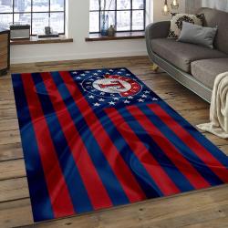 MLB Texas Rangers Baseball Team Logo Rectangle Area TR08