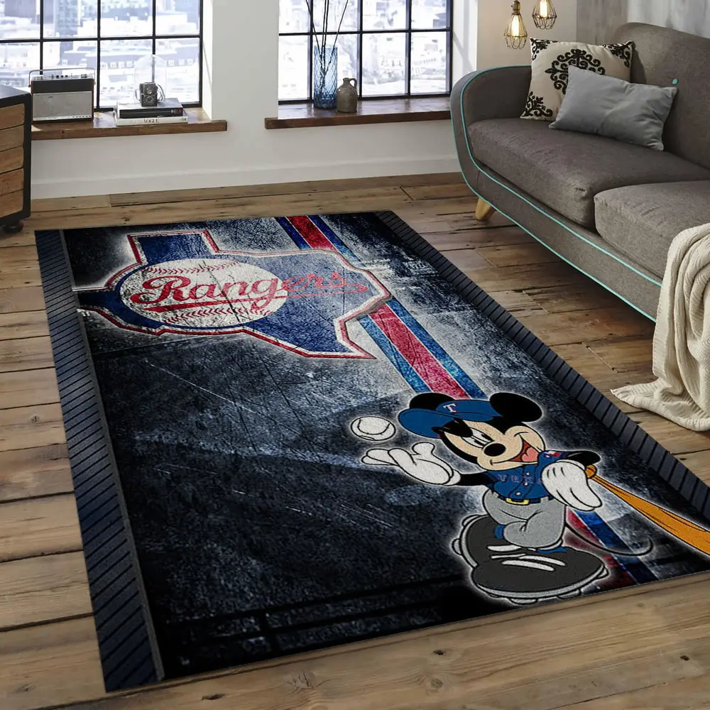 MLB Texas Rangers Baseball Team Logo Rectangle Area TR11