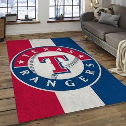 MLB Texas Rangers Baseball Team Logo Rectangle Area TR12