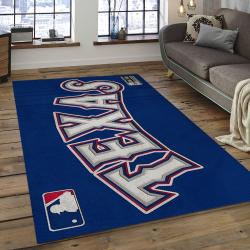MLB Texas Rangers Baseball Team Logo Rectangle Area TR16