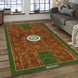 NBA Boston Celtics Basketball Legend Team Logo Rectangle Area BC52