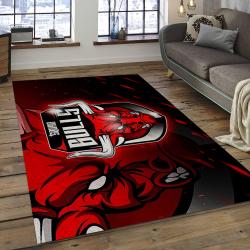 NBA Chicago Bulls Basketball Legend Team Logo Rectangle Area CB08