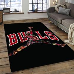 NBA Chicago Bulls Basketball Legend Team Logo Rectangle Area CB19