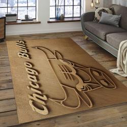 NBA Chicago Bulls Basketball Legend Team Logo Rectangle Area CB29