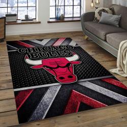 NBA Chicago Bulls Basketball Legend Team Logo Rectangle Area CB38