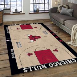NBA Chicago Bulls Basketball Legend Team Logo Rectangle Area CB48