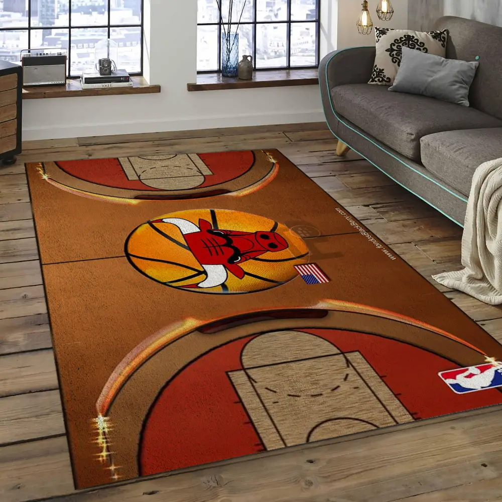 NBA Chicago Bulls Basketball Legend Team Logo Rectangle Area CB52